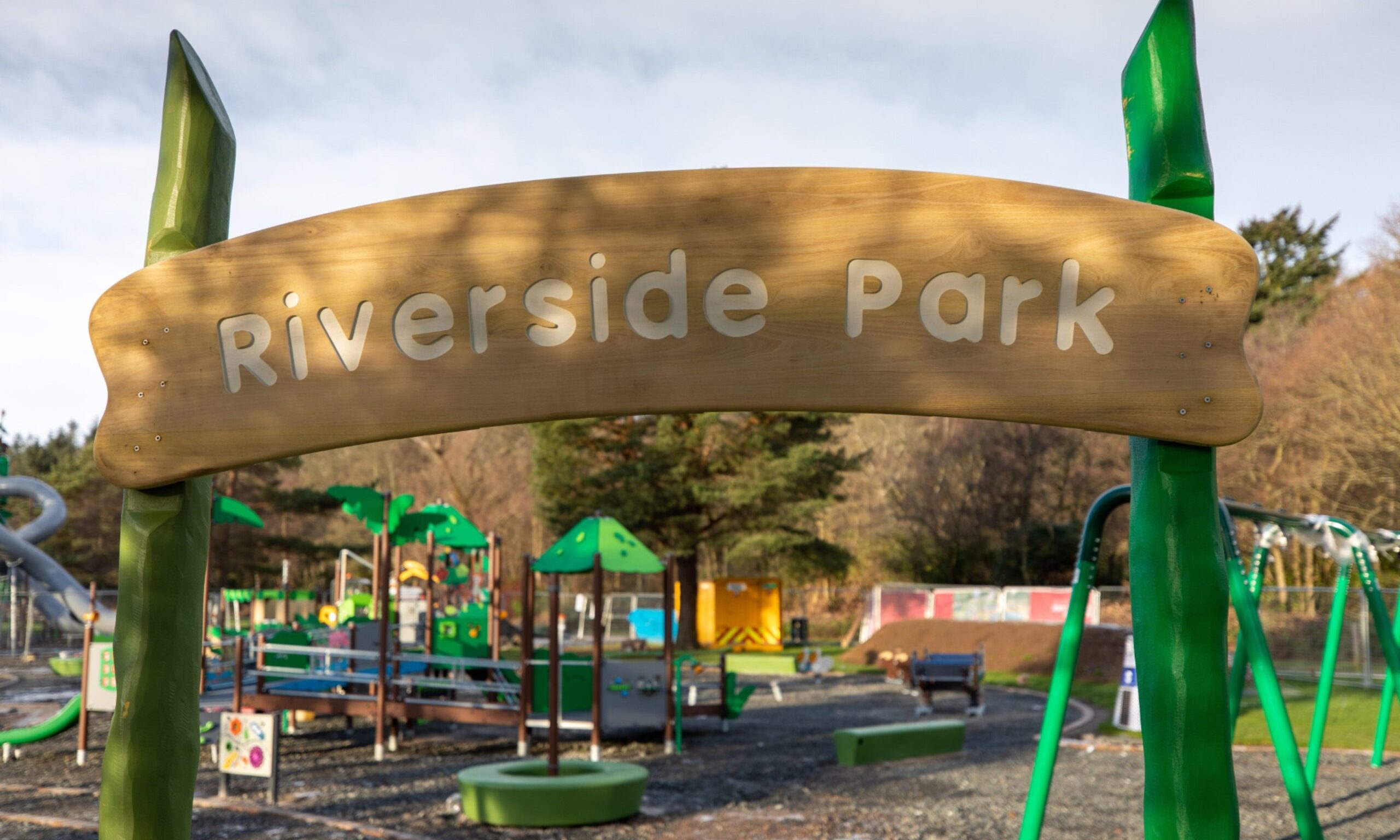 Improvements at Riverside Park in Glenrothes are almost complete