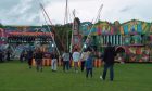 The funfair at the Dundee Euro 2024 fan zone. Image: BBC iPlayer