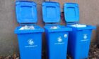 A local woman argues overfilled recycling bins are not just 'inconvenient' but 'quite dangerous'. Image: DC Thomson