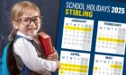 All the Stirling school holidays and in-service days for 2025. Image: Shutterstock/DC Thomson.