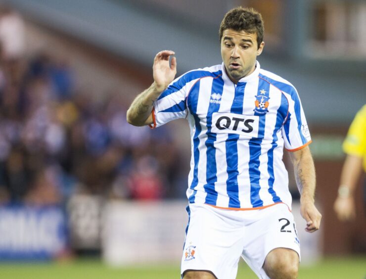 Alexei Eremenko in action for Kilmarnock. 