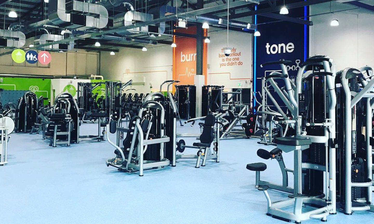 the array of equipment inside Dundee's Gym Group