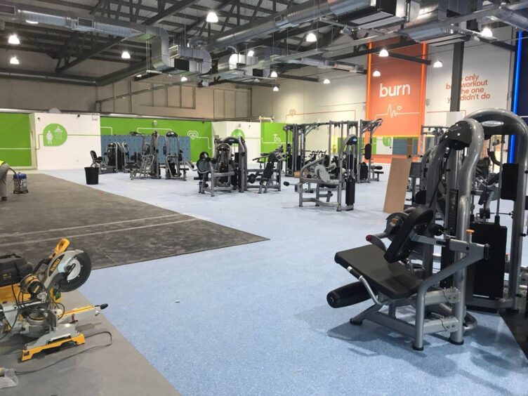 The machine inside The Gym Group in Dundee 