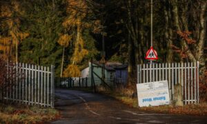 Balmuir Wood Travellers site near Tealing