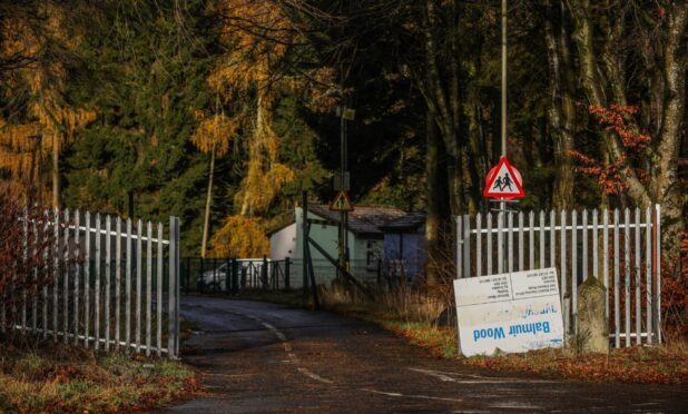 Balmuir Wood Travellers site near Tealing