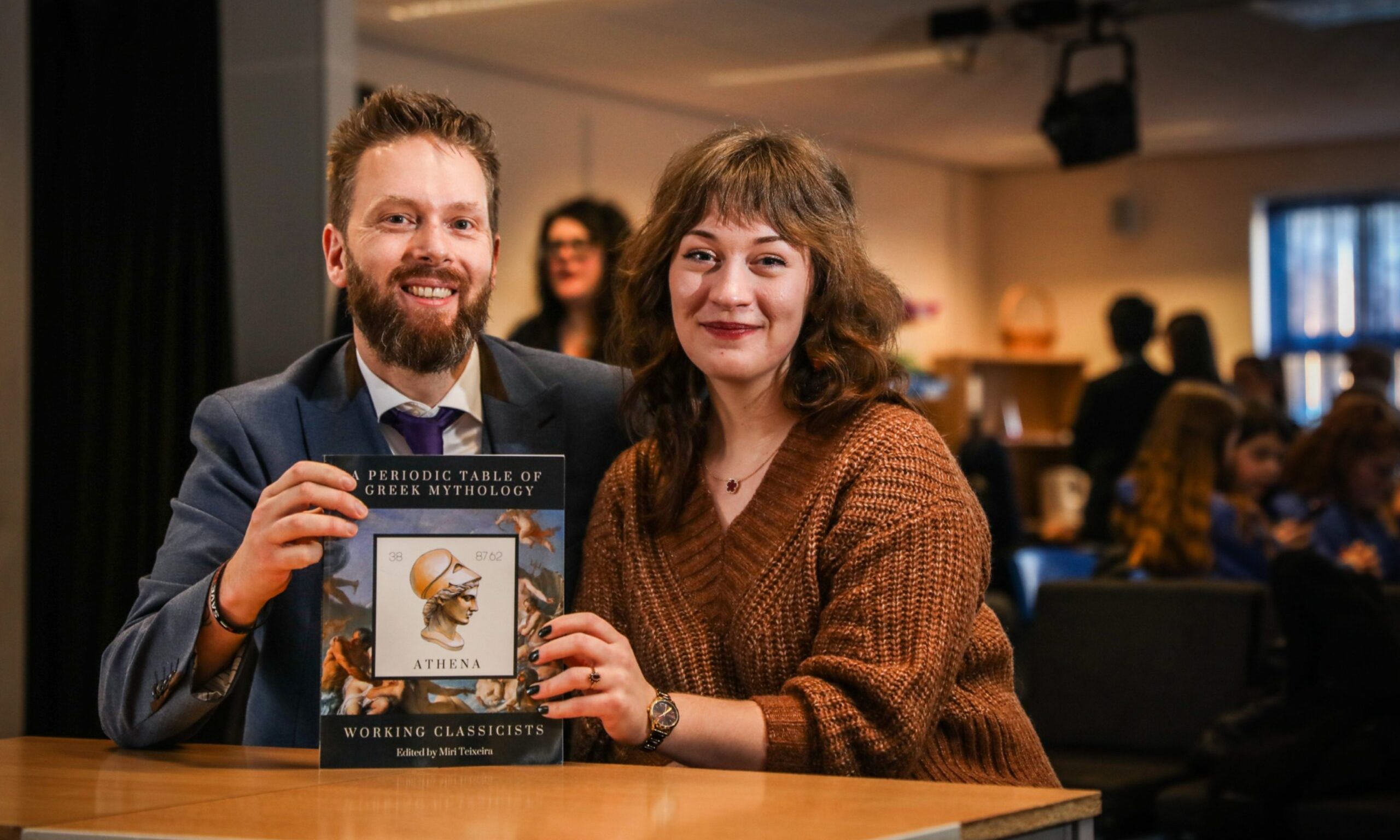 Arbroath classics enthusiasts George Connor and Miri Teixeira with their book