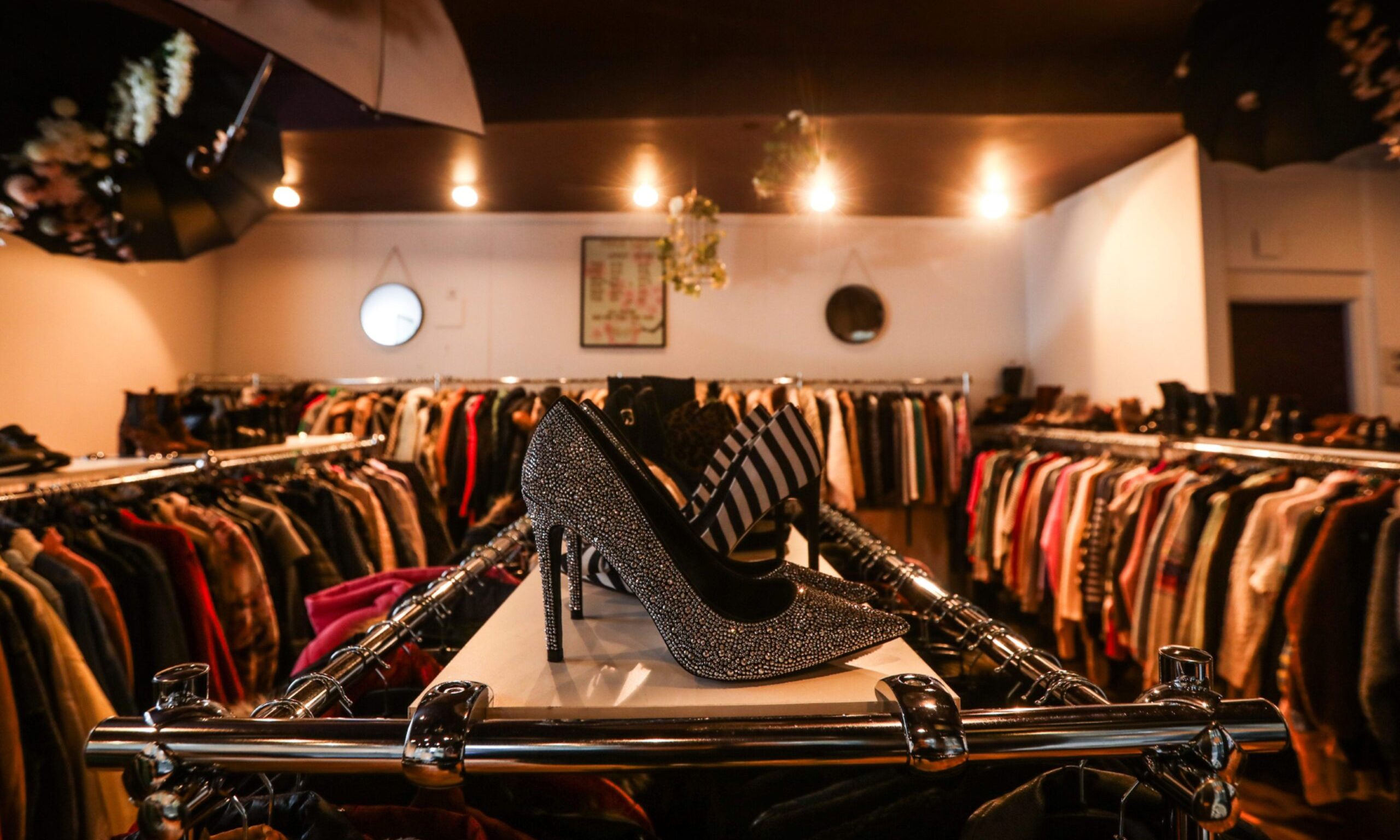 The new shop offers preloved items from high street brands. Image: Mhairi Edwards/DC Thomson