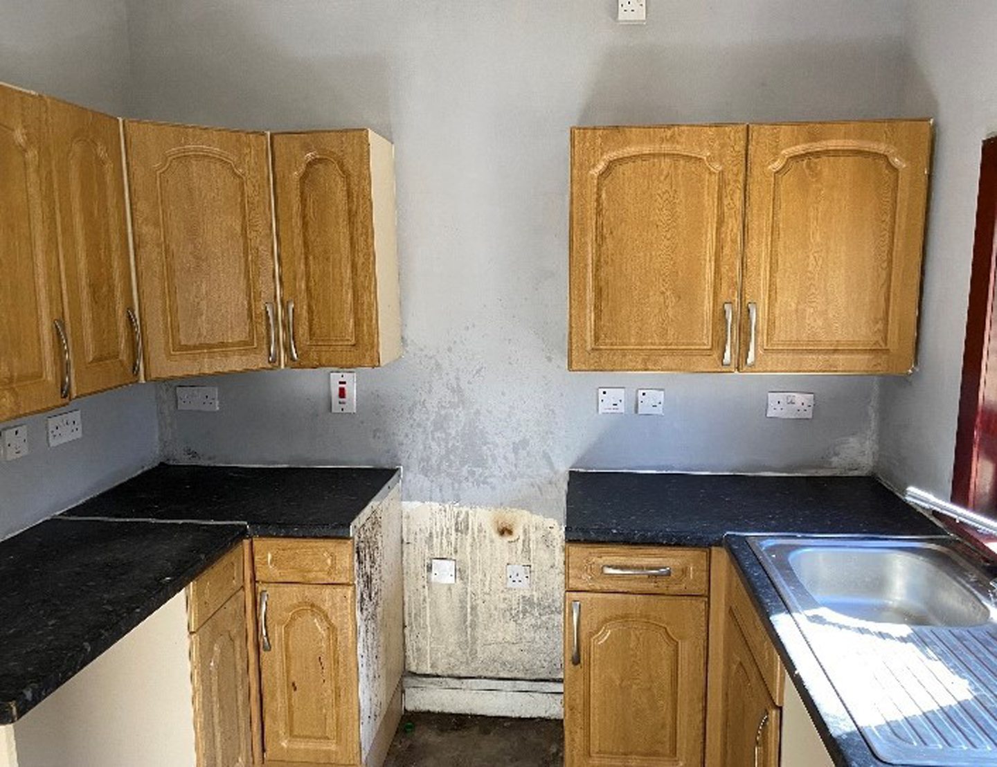 Kitchen of Lineside Cottage.