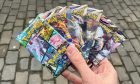 A stock image of Pokemon trading cards