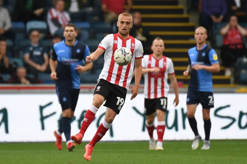 Lewis Fiorini boasted a decent goal and assist contribution at Lincoln City