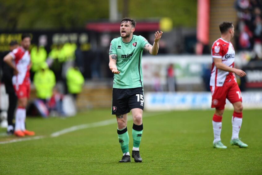 Will Ferry in action for Cheltenham Town