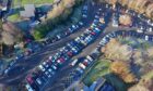 The car park of Balmaha Visitor Centre was packed on January 2 - but no toilets were available for the public to use on site. Image: Dave Arcari