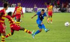 Victor Griffith in action for Panama.