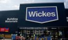 Wickes home improvement store sign.