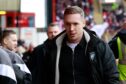 Dunfermline boss Michael Tidser at Pittodrie. Image: Shutterstock