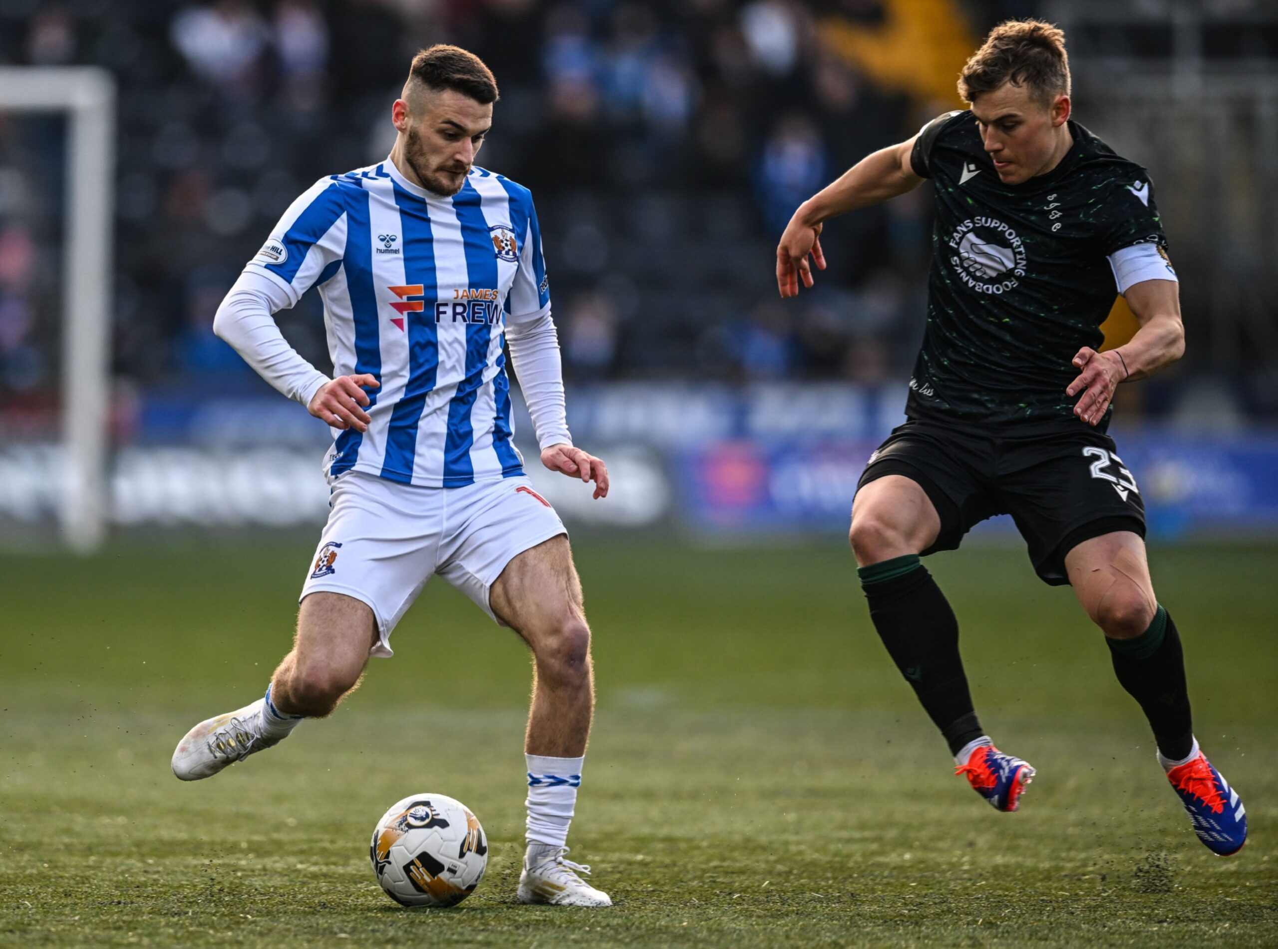 Kyle Magennis in action for Kilmarnock.