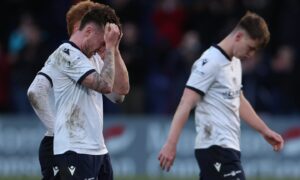 Dundee players distraught in Dingwall