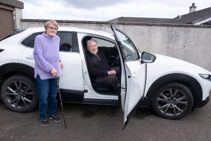 Bill and Lana Rollo from Forfar were let down by the RAC.