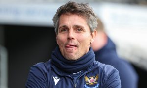 St Johnstone boss, Simo Valakari, before the game against St Mirren.