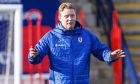 Raith Rovers boss Barry Robson on the training pitch.