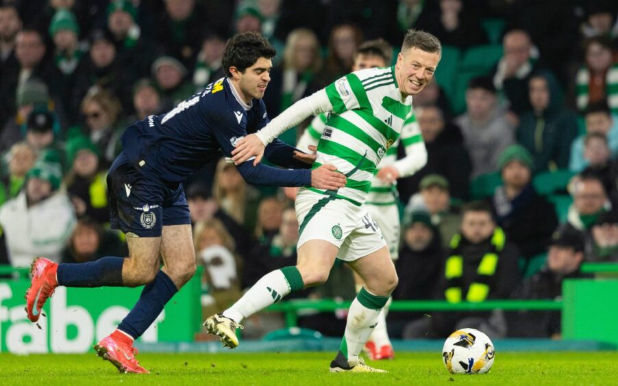 Dundee were outclassed by Celtic. Image: Craig Foy/SNS