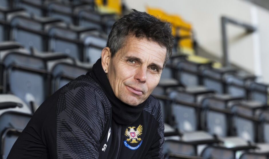 St Johnstone boss, Simo Valakari. 