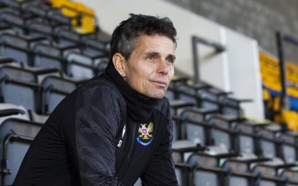 St Johnstone head coach, Simo Valakari in a pre-game photocall.