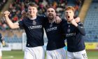 Dundee enjoy Clark Robertson's opening goal. Image: Mark Scates/SNS