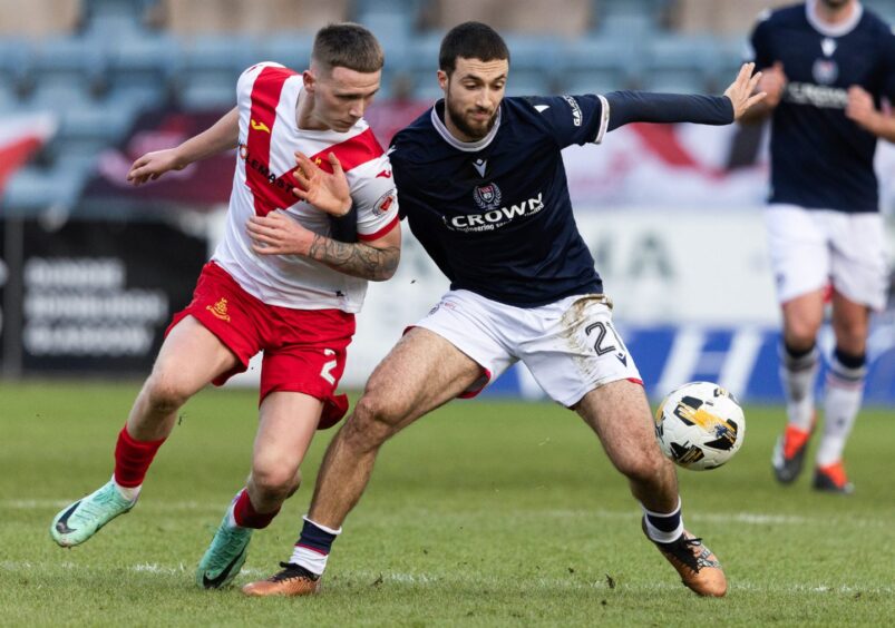 Ziyad Larkeche made his first start since November. Image: Mark Scates/SNS