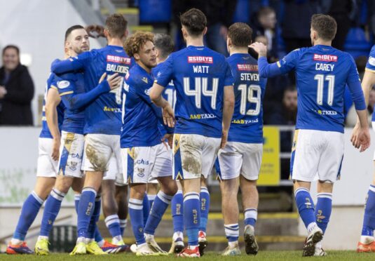 A St Johnstone side peppered with January signings saw off Hamilton Accies in the Scottish Cup. Image: Ross MacDonald/SNS