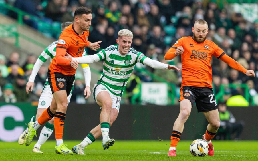 Dundee United were competitive, if blunt in the final third, in the second period. 