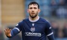 Antonio Portales in action for Dundee.