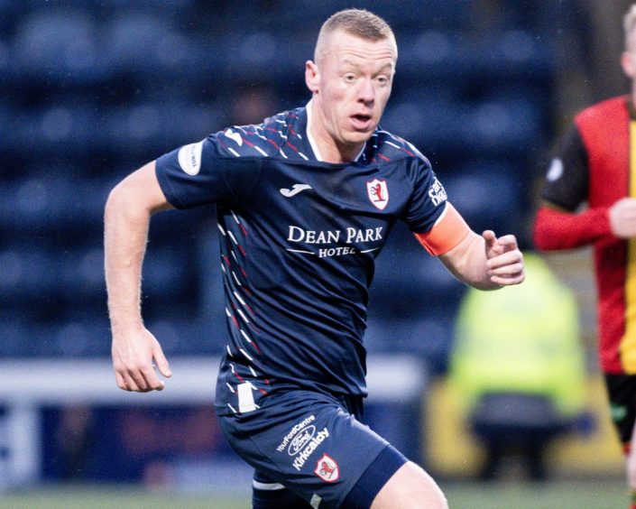 Raith Rovers captain Scott Brown in action.