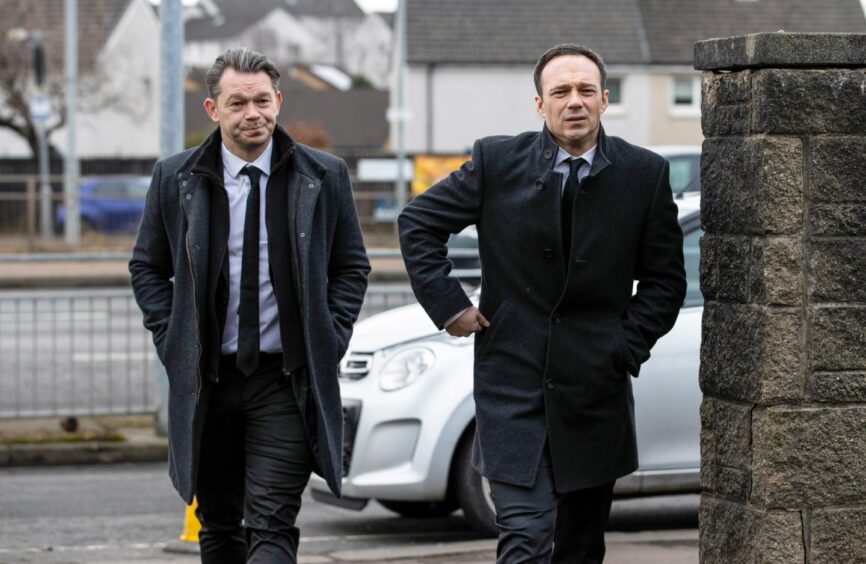 Derek (L) and Darren Young, former players at Aberdeen and Dunfermline. 