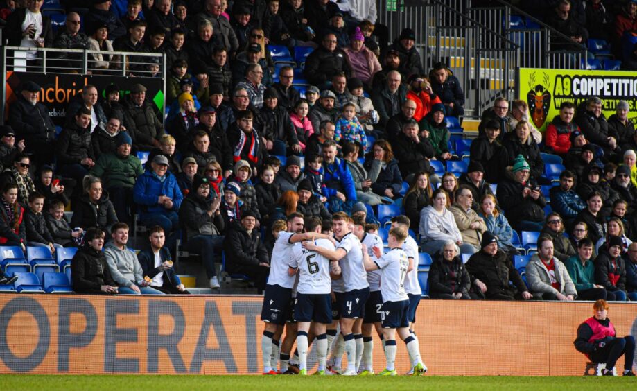 Dundee made the perfect start after Simon Murray's opening goal. Image: Euan Cherry/SNS