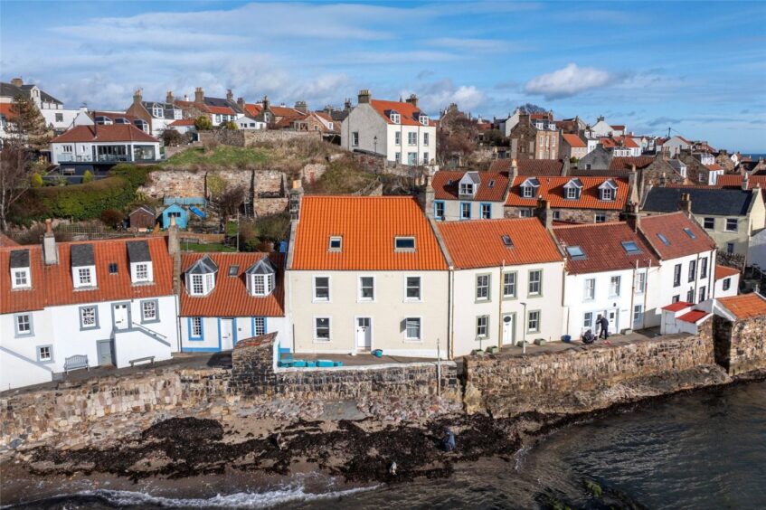 The seafront cottage in Pittenweem.