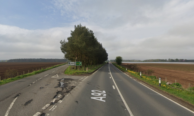 Traffic is facing delays on the A92 between Freuchie and Ladybank. Image: Google Maps