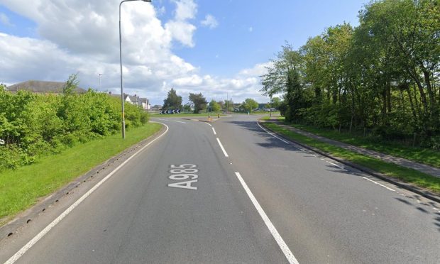 The A985 Admiralty Road at Brankholm Brae in Rosyth. Image: Google Street View