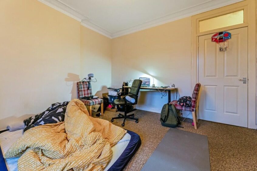 The bedroom inside Stirling home for sale under £100k 