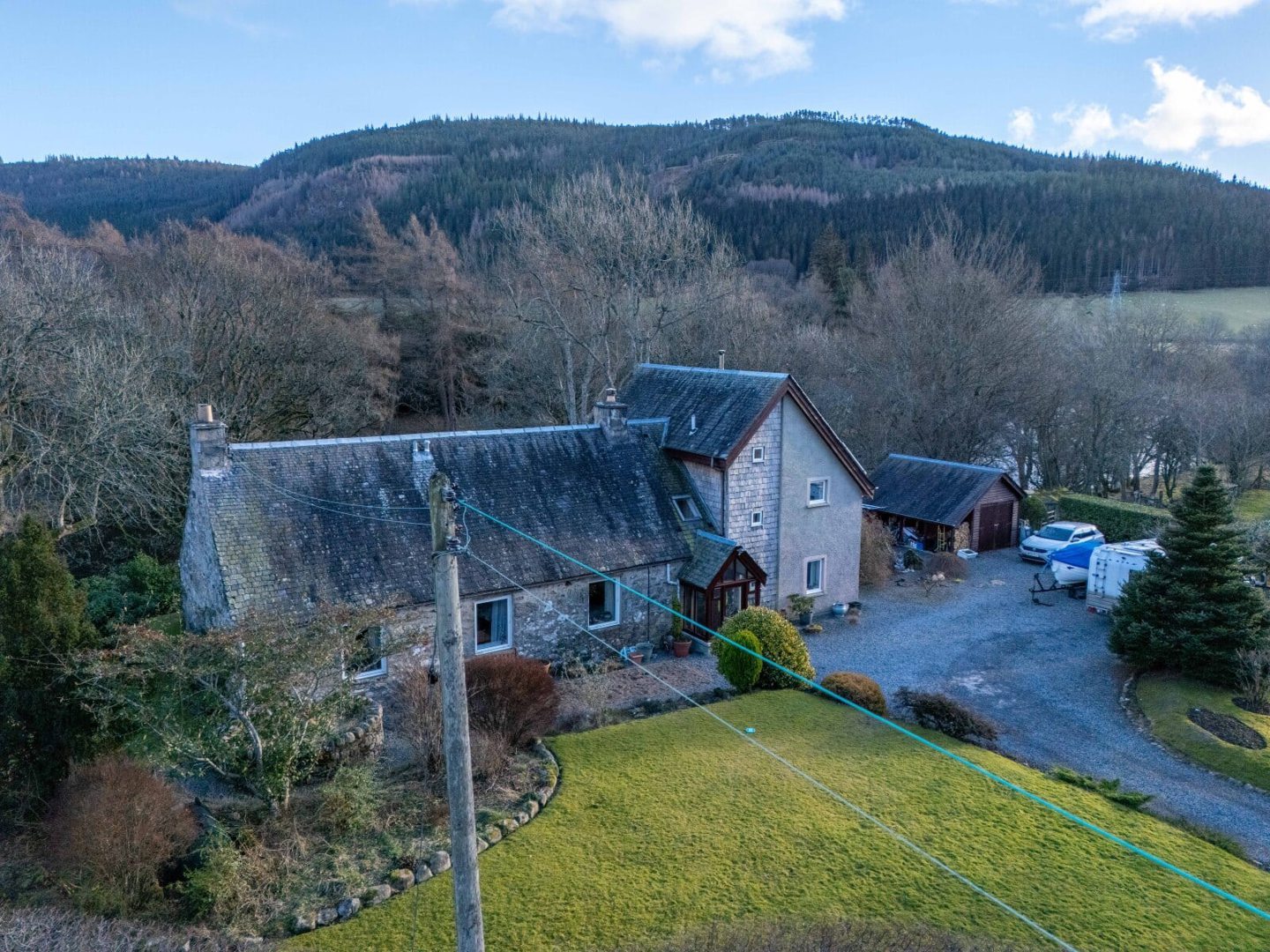 Bridge Of Lyon Cottage.