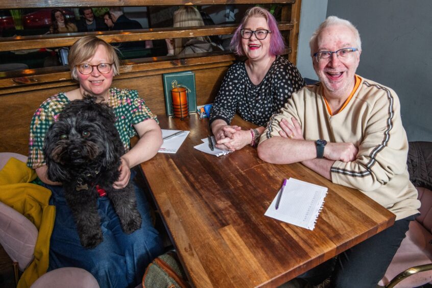 Locals taking part in the Bruach pub quiz in Broughty Ferry. 