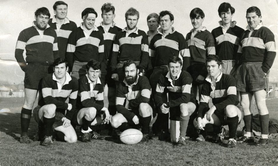 a team shot of the Morgan Academy FP team in March 1969. 