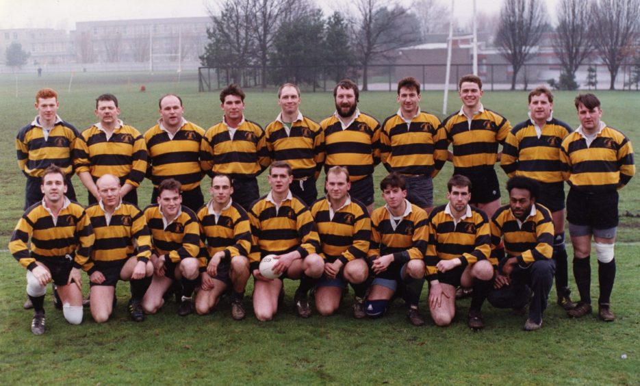 Morgan Academy FP RFC lined up in February 1992.