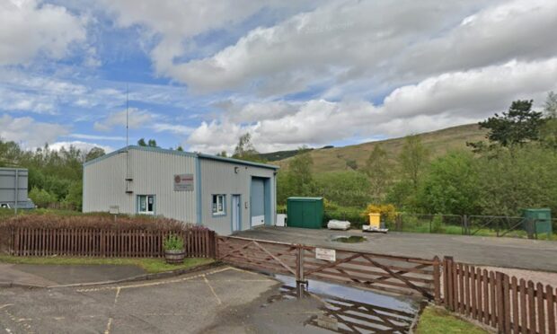 Crianlarich Community Fire Station is dormant. Image: Google Street View