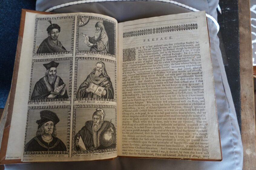 Pages from very old book