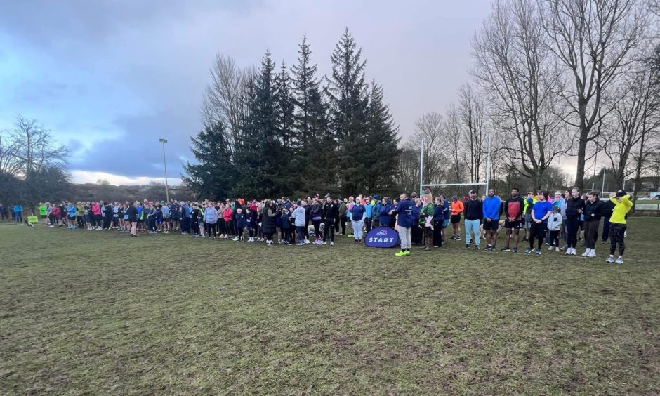 Third anniversary Forfar Loch parkrun.