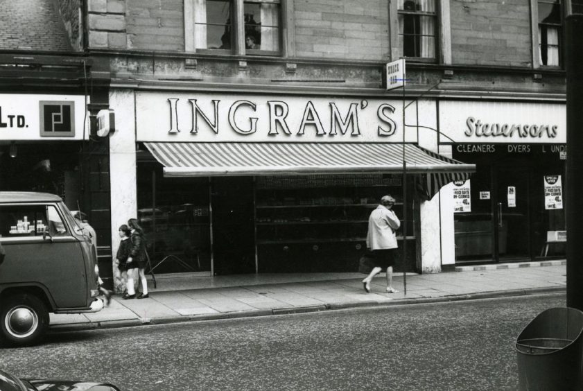 Ingram's Bakery in Broughty Ferry. 