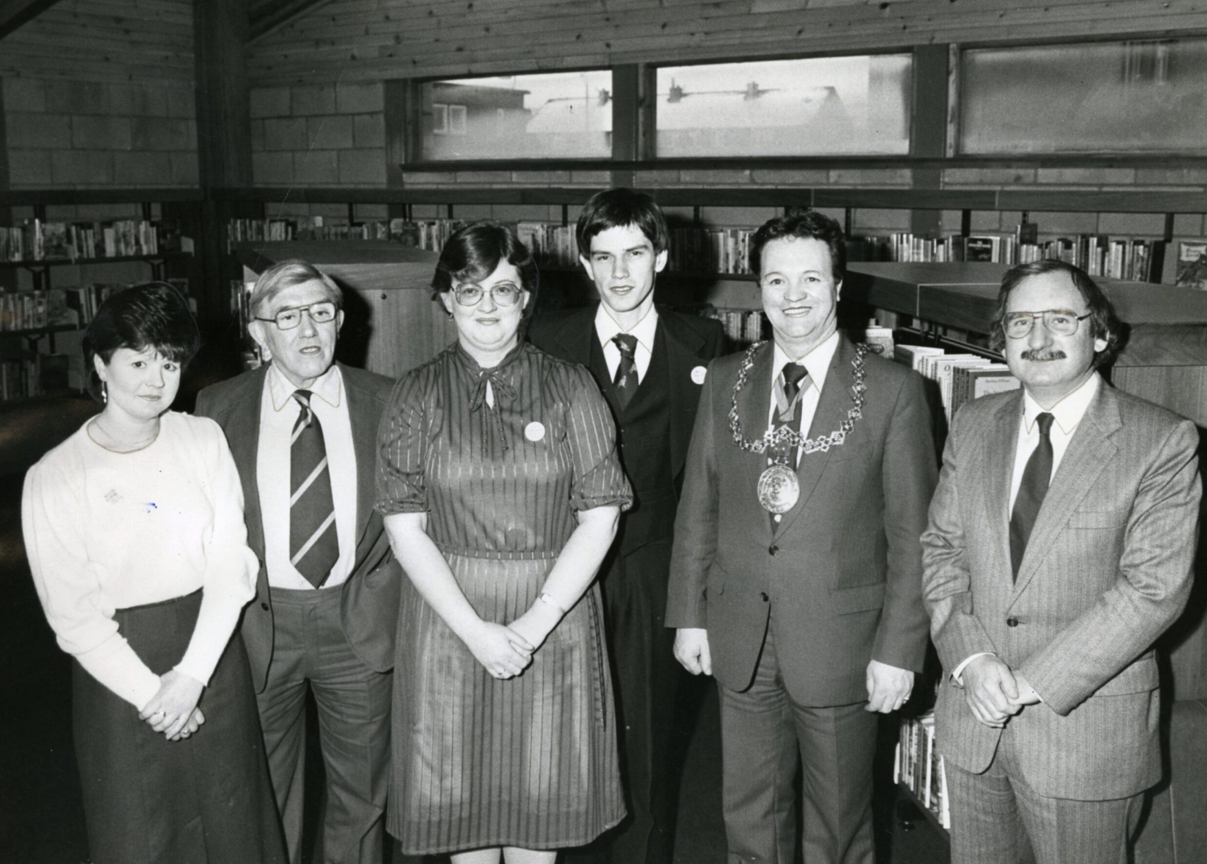 officials at the new branch's library opening