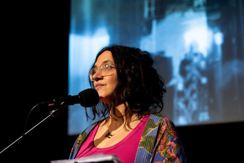 Image shows: Poet Hannah Lavery who will be at StAnza poetry festival in St Andrews this year.