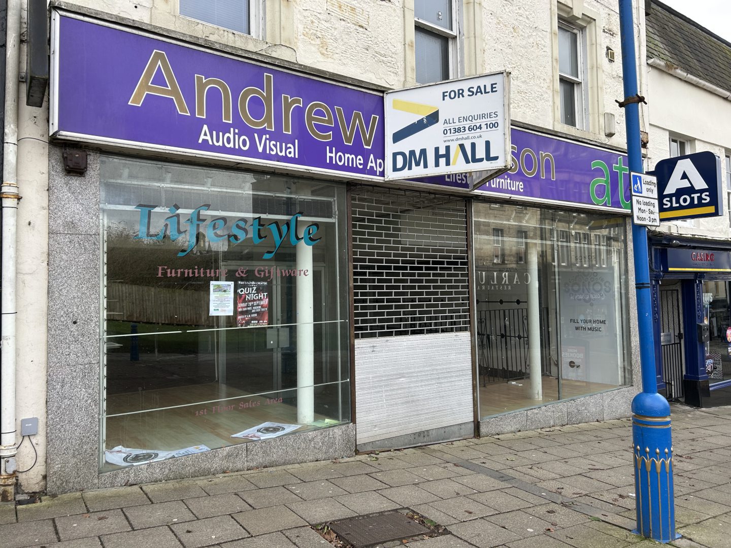 Andrew Thomson closed in 2020 after 90 years of trading in Dunfermline.